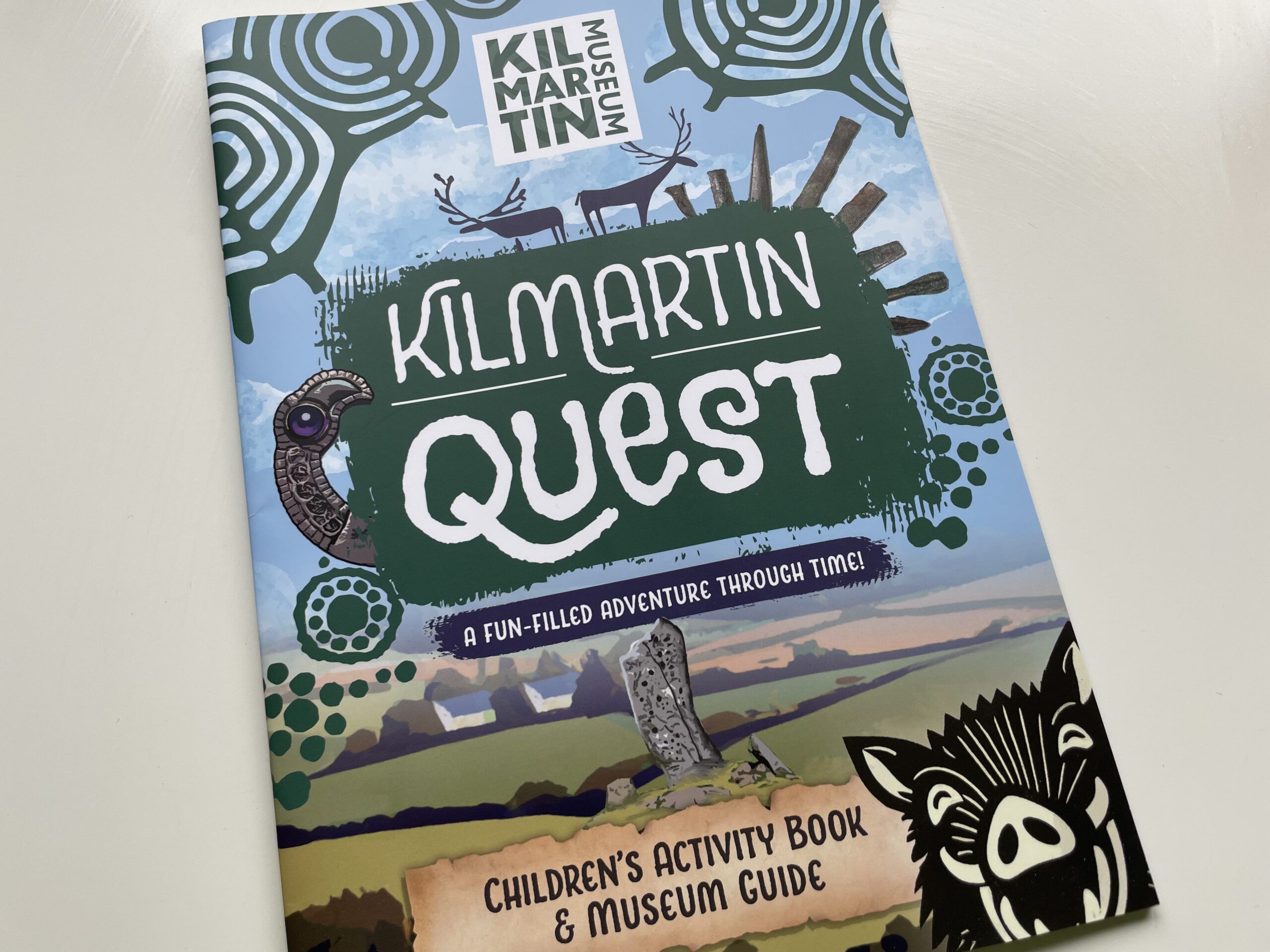 Kilmartin Quest children's activity book front cover