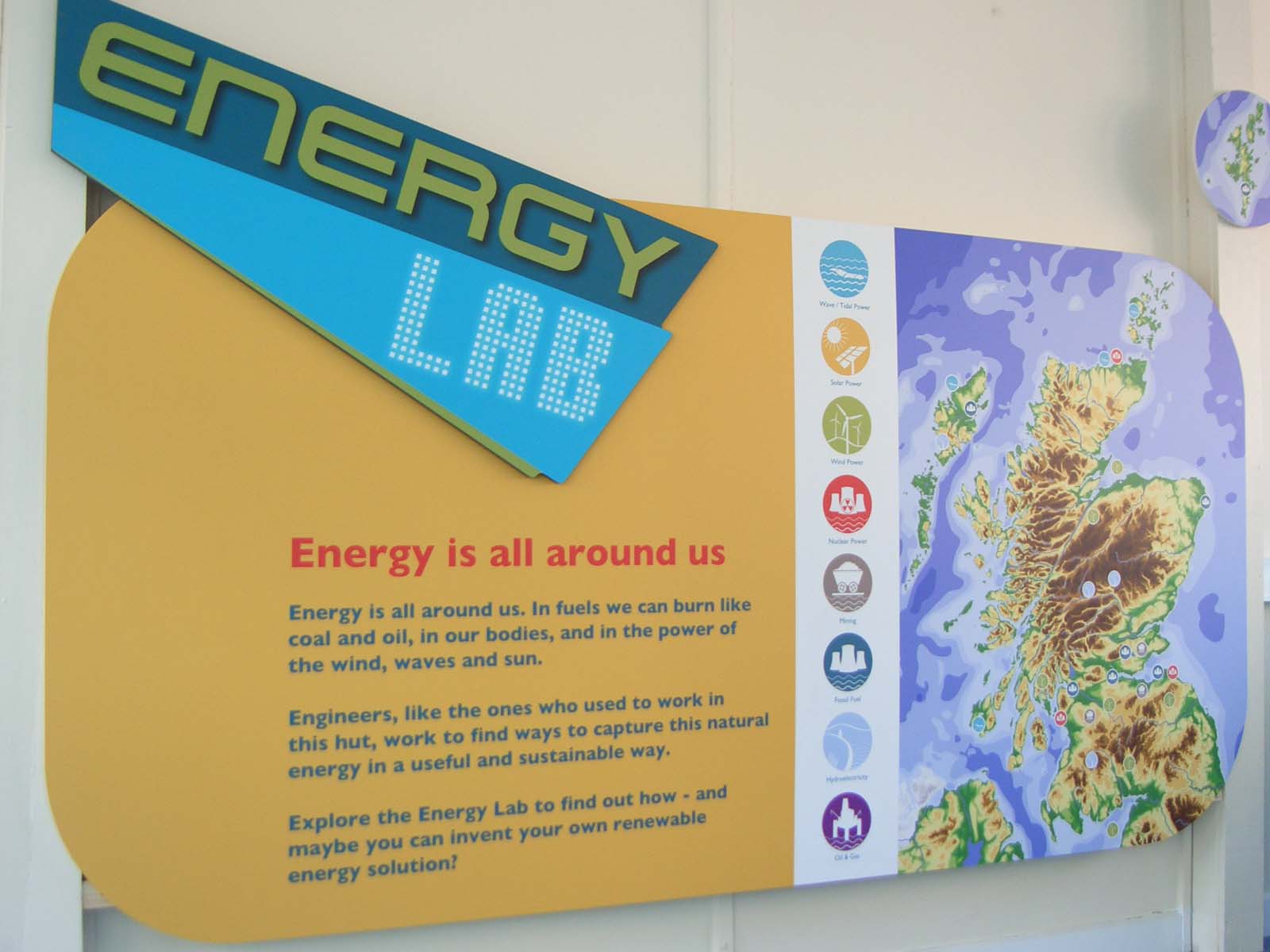 National Mining Museum, Scotland Energy lab