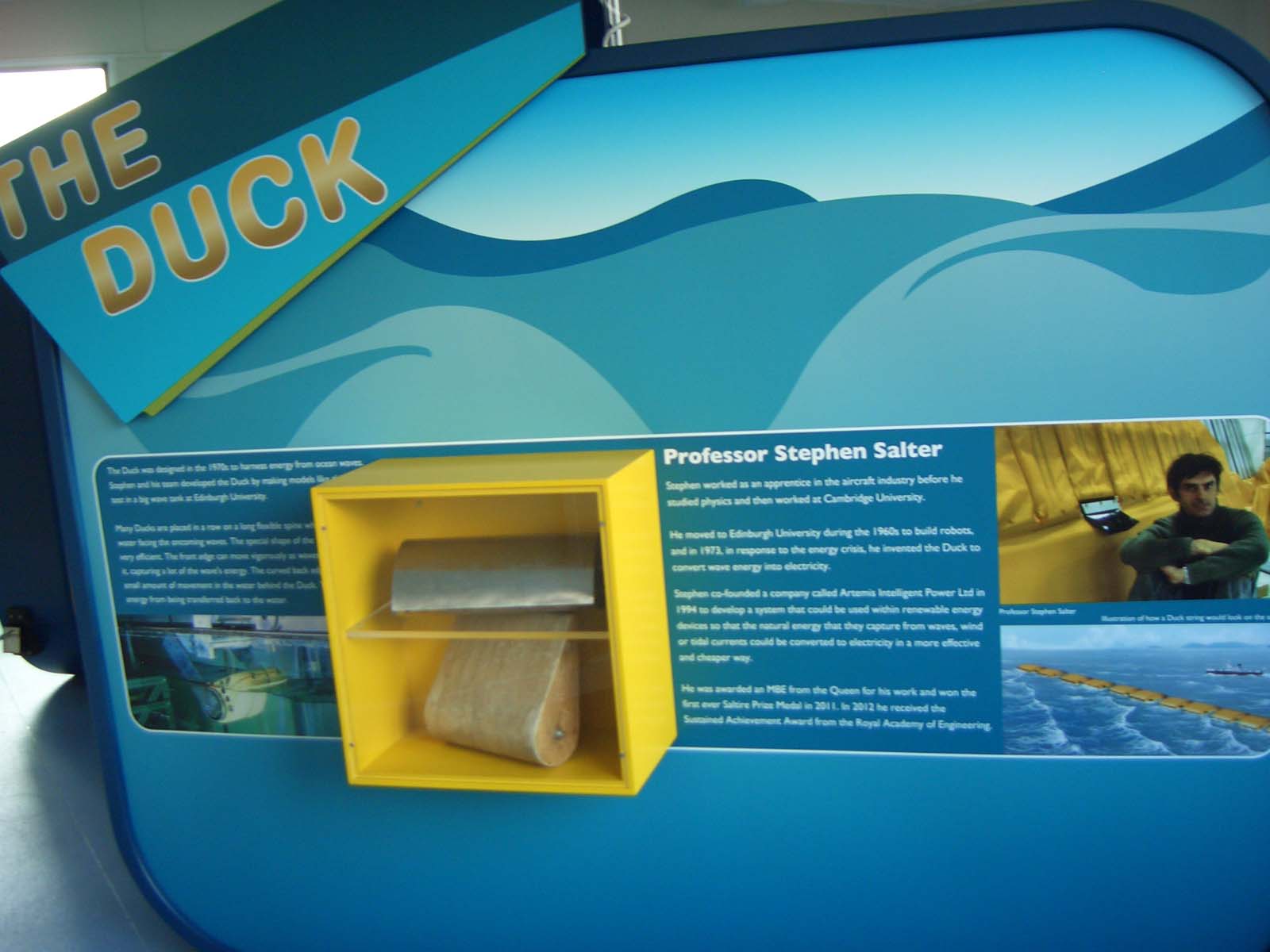 National Mining Museum, Scotland the duck