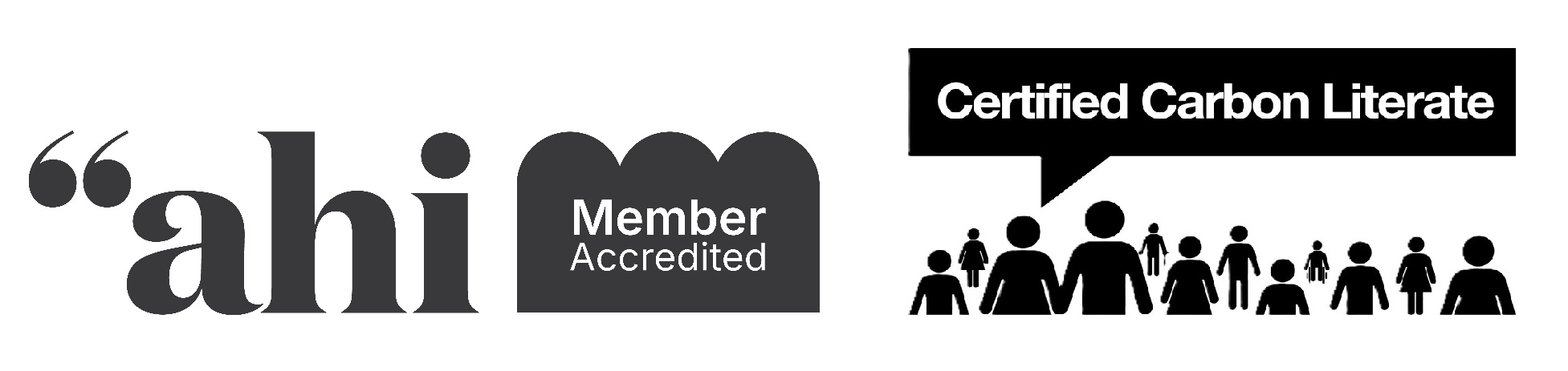 AHI Accredited Member Certified Carbon Literate