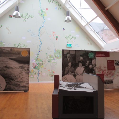 Interior view, Community Education and Visitor Interpretation Centre, Catrine East Ayrshire